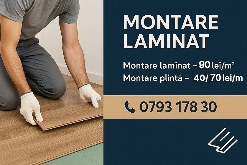 Montare laminat si plinta изображение 8