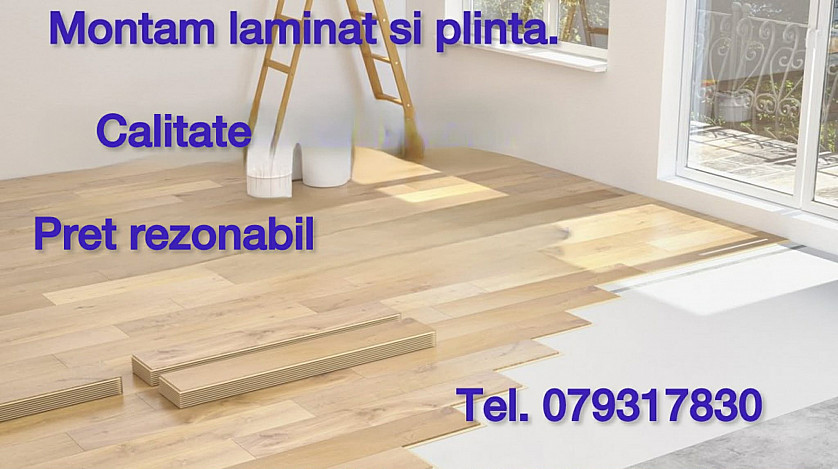 Montare laminat si plintus изображение 1