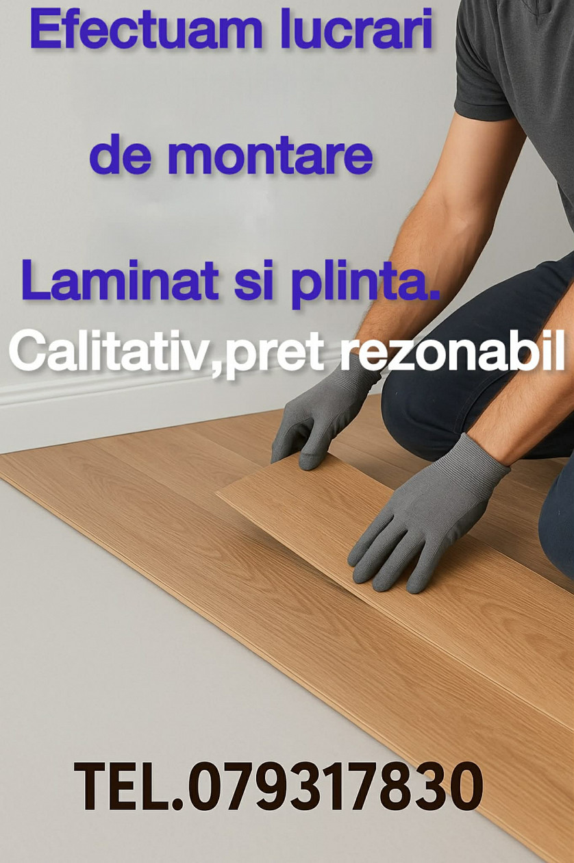 Montare laminat si plintus изображение 2