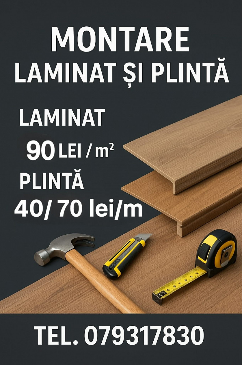 Montare plinta,Montare laminat. изображение 1