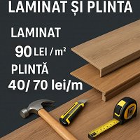 Montare laminat si plintus